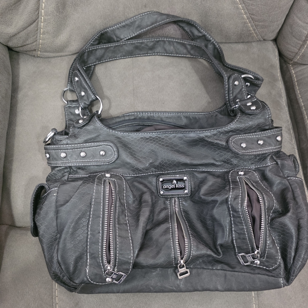 Angel Kiss Black Women's Shoulder Bag